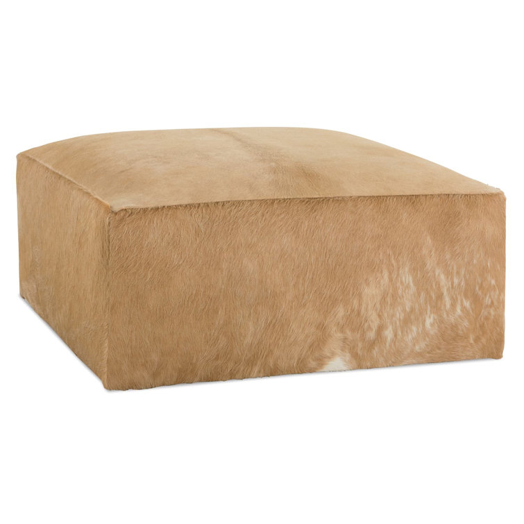 Hair On Hide Miles Ottoman